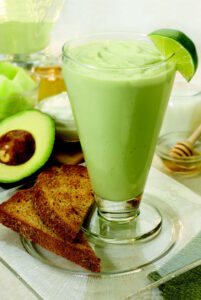 Avocado Melon Breakfast Smoothie