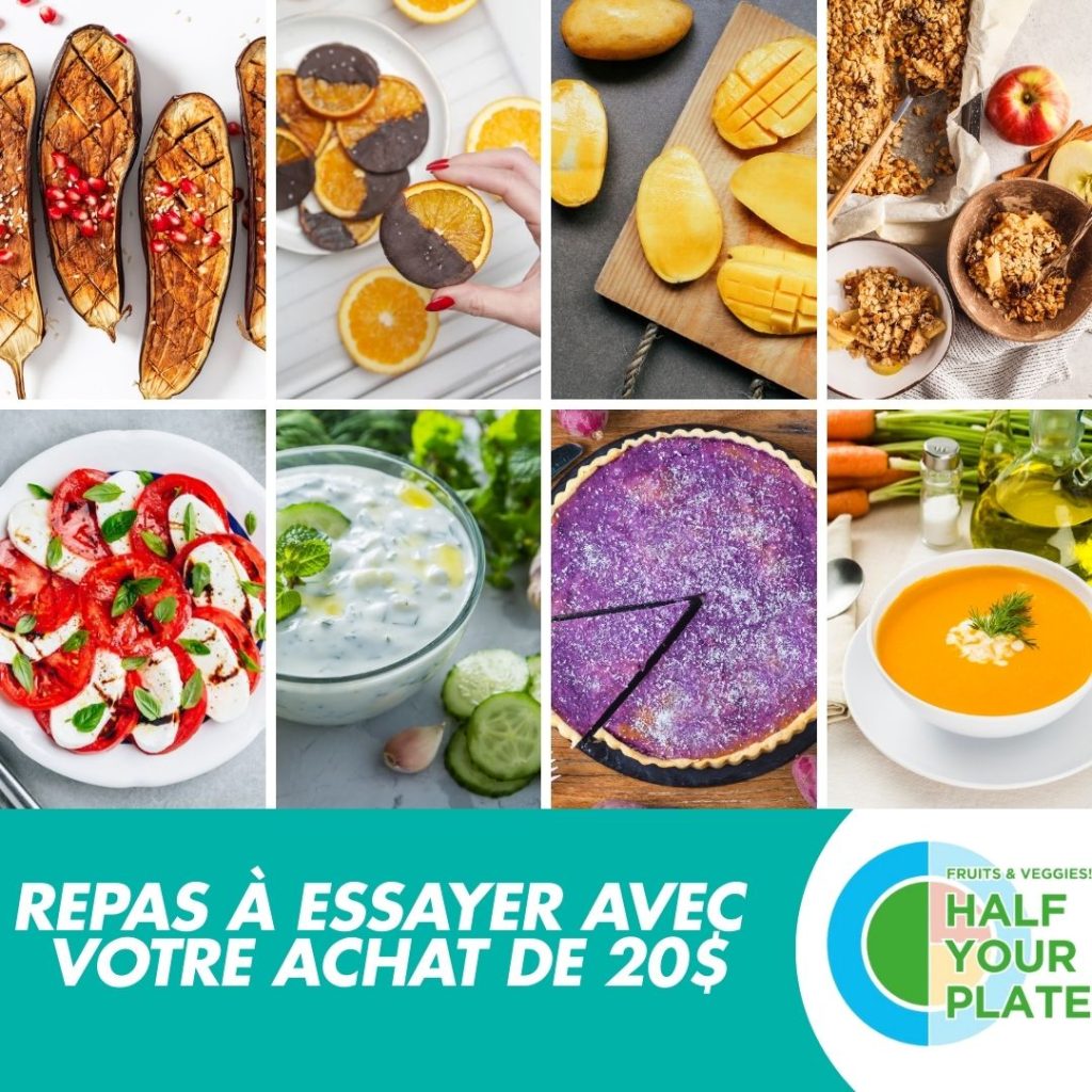 #Fresh20: Repas a essayer avec votre achat de 20$