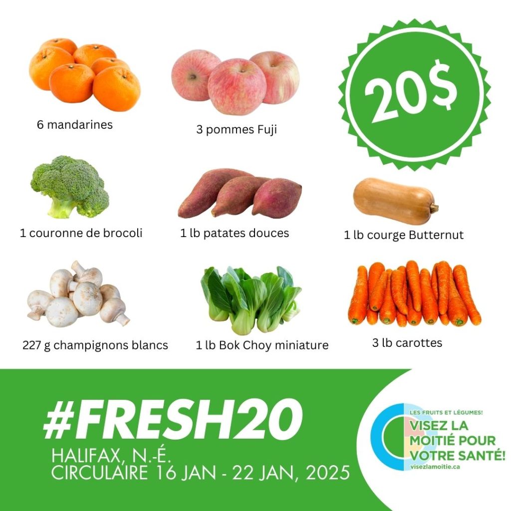 #Fresh20: Repas a essayer avec votre achat de 20$