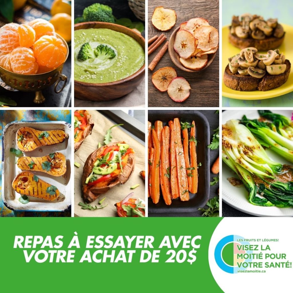 #Fresh20: Repas a essayer avec votre achat de 20$